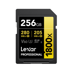 RAM SDXC Lexar Pro 1800X 256GB UHS-II Gold Series