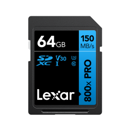 RAM SDXC Lexar 800X Pro 64GB Blue Series
