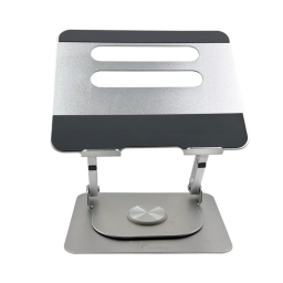 SOPORTE PNOTEBOOK GIRATORIO COLOR SILVER (VF-WZ-115)