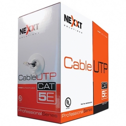 CABLE UTP CAT. 5E NEXXT (ROLLO 305Mts.) GRIS