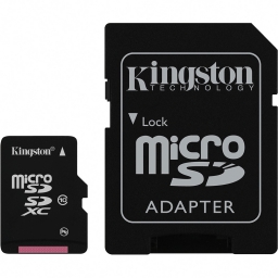 RAM MICRO-SDHC 32GB KINGSTON CLASS 10 C/ADAPTADOR SD