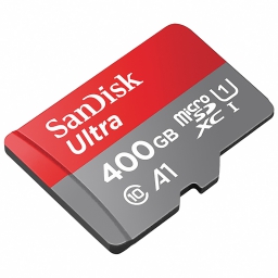 RAM MICRO-SDHC 400GB MEMORIA MIC SD SANDISK UHS-I C10 C/AD 120MB