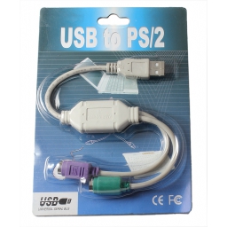ADAPTADOR PS/2->USB (KB+MSE) GENERICO