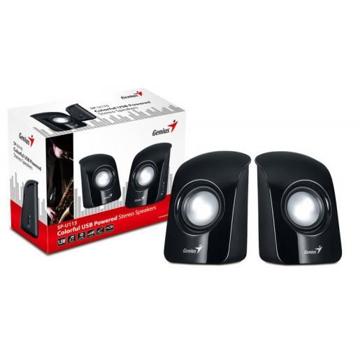 PARLANTES C/AMPLIFICADOR USB GENIUS SP-U115B