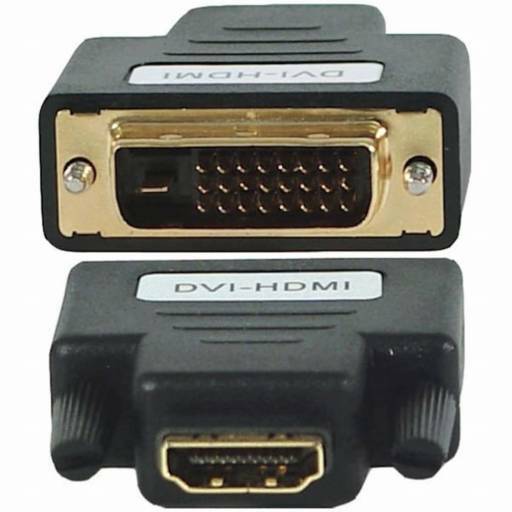 ADAPTADOR MONITOR DVI-D (M) ->HDMI (H)