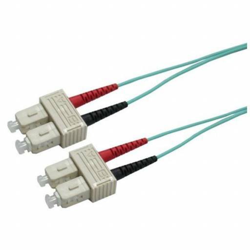 PATCH CORD FIBRA OPTICA 3Mts. SC/SC DUPLEX MM OM3