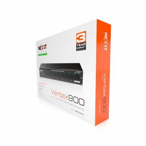 SWITCH NEXXT 9 PORTS 10/100 PoE Vertex900+ ASBDTPO4U1