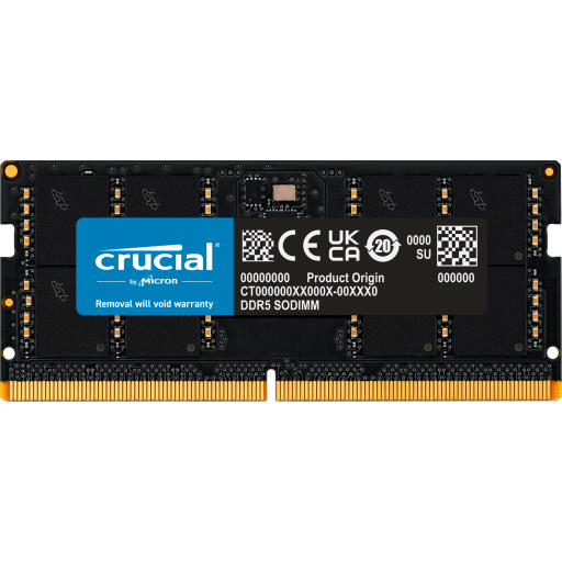 RAM NOTEBOOK 32GB CRUCIAL DDR5