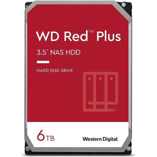 HD SATA 6TB WESTERN DIGITAL RED PLUS 256Mb (5.400RPM) WD60EFPX