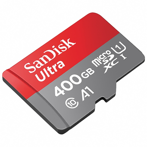 RAM MICRO-SDHC 400GB MEMORIA MIC SD SANDISK UHS-I C10 C/AD 120MB