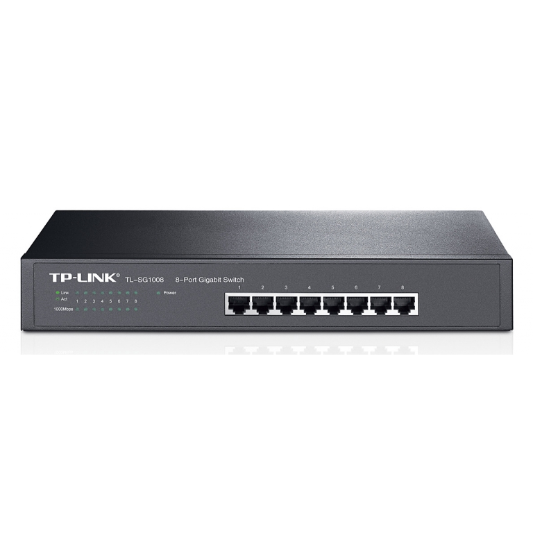 SWITCH TP-LINK 8PORTS 10/100/1000 TL-SG1008