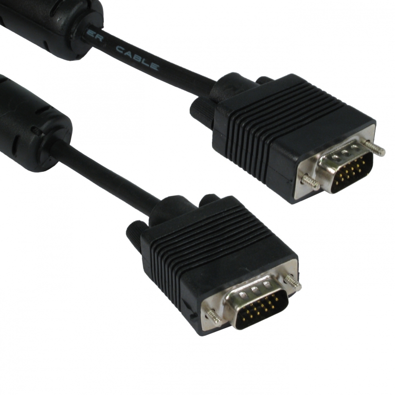 CABLE VGA DB15 BLINDADO MALE-MALE 1.5Mts.