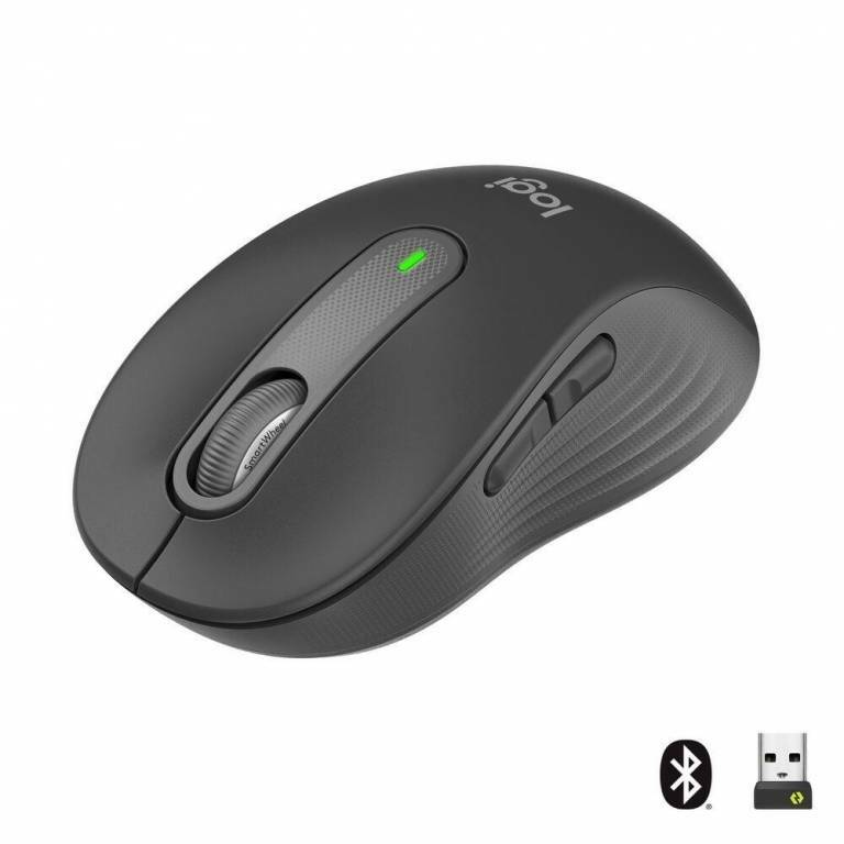 MOUSE WIRELESS+BLUETOOTH LOGITECH M650 LARGE GRAFITO (910-006231)