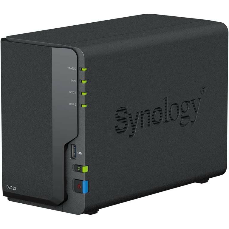 NAS SYNOLOGY DS223 DESKTOP (2 BAHIAS) (SIN DISCOS)